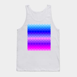 Ombre Rainbow Scales Pattern Tank Top